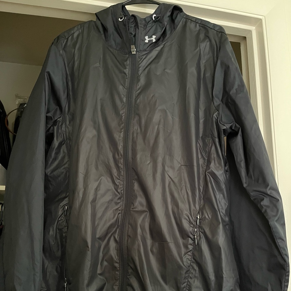 Under Armour Black Windbreaker Jacket